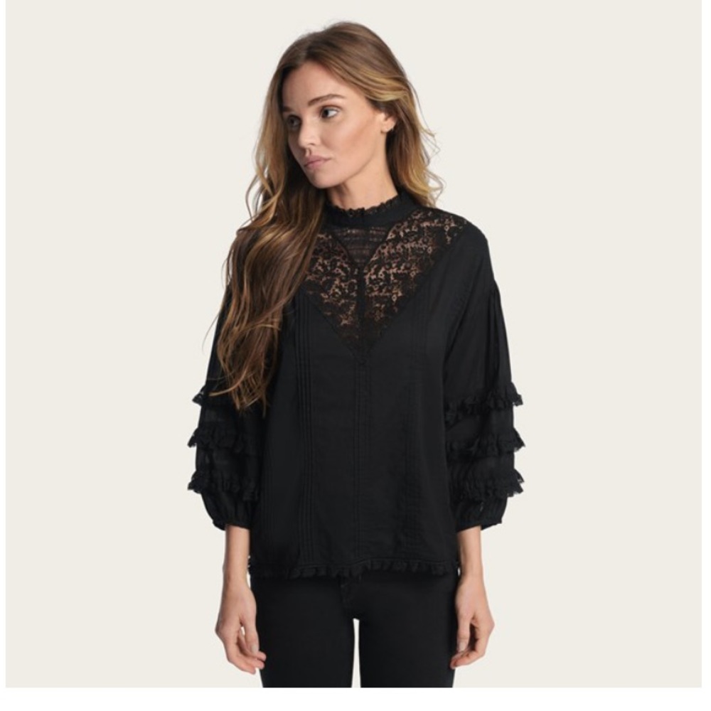 Frye Black blouse